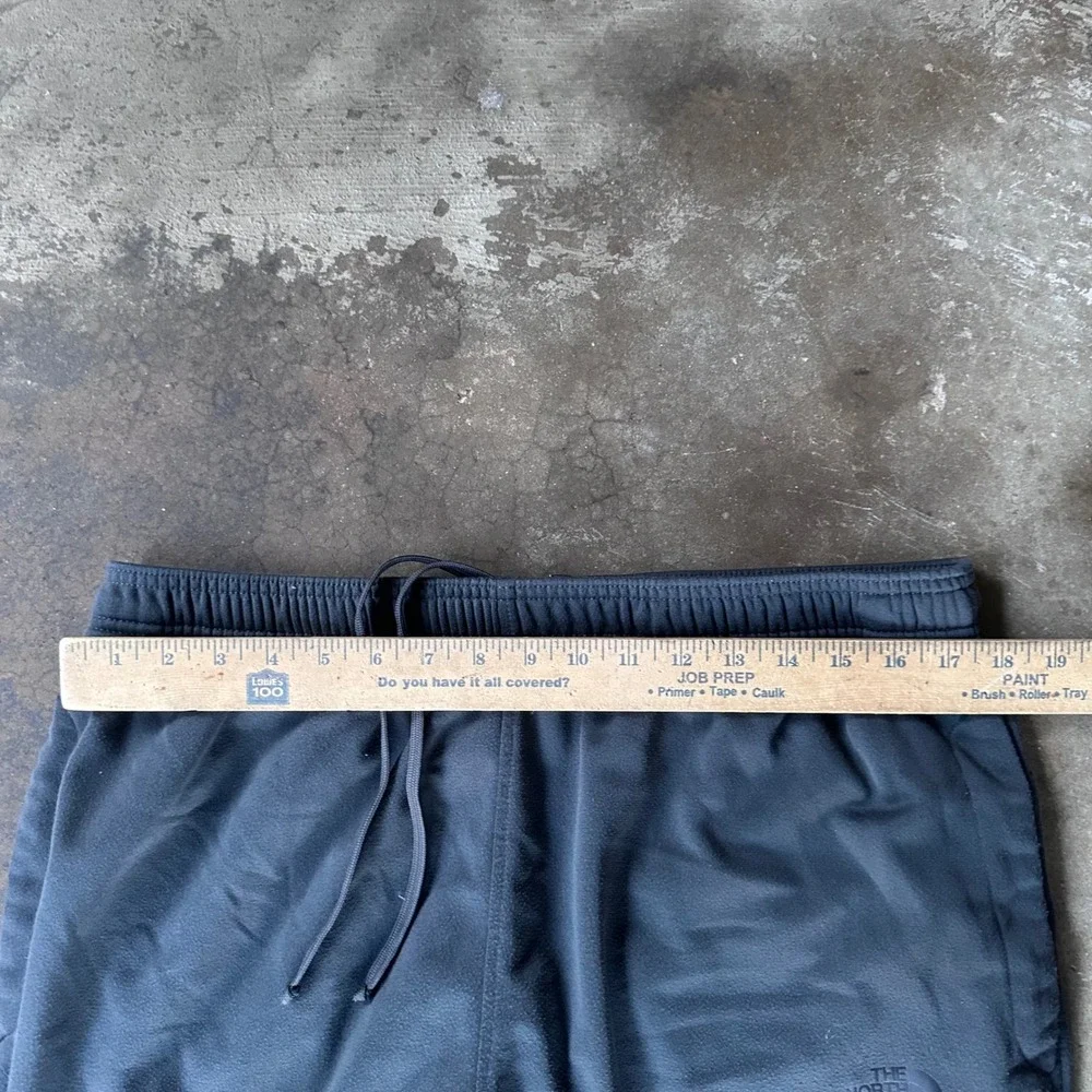 The North Face Fleece Pants Mens XL Gray Excellent Straight Leg Outdoor Lounge
